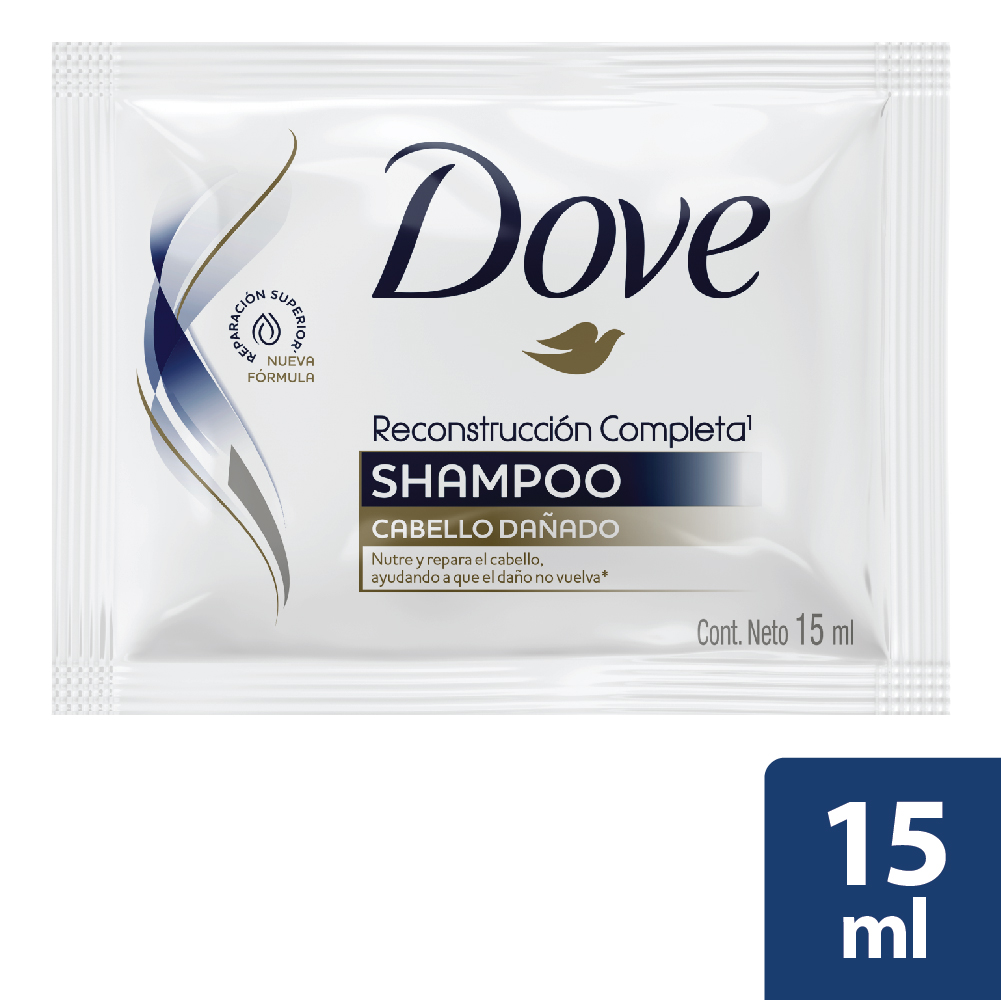 Shampoo Dove Reconstrución Completa x12Un x15ml