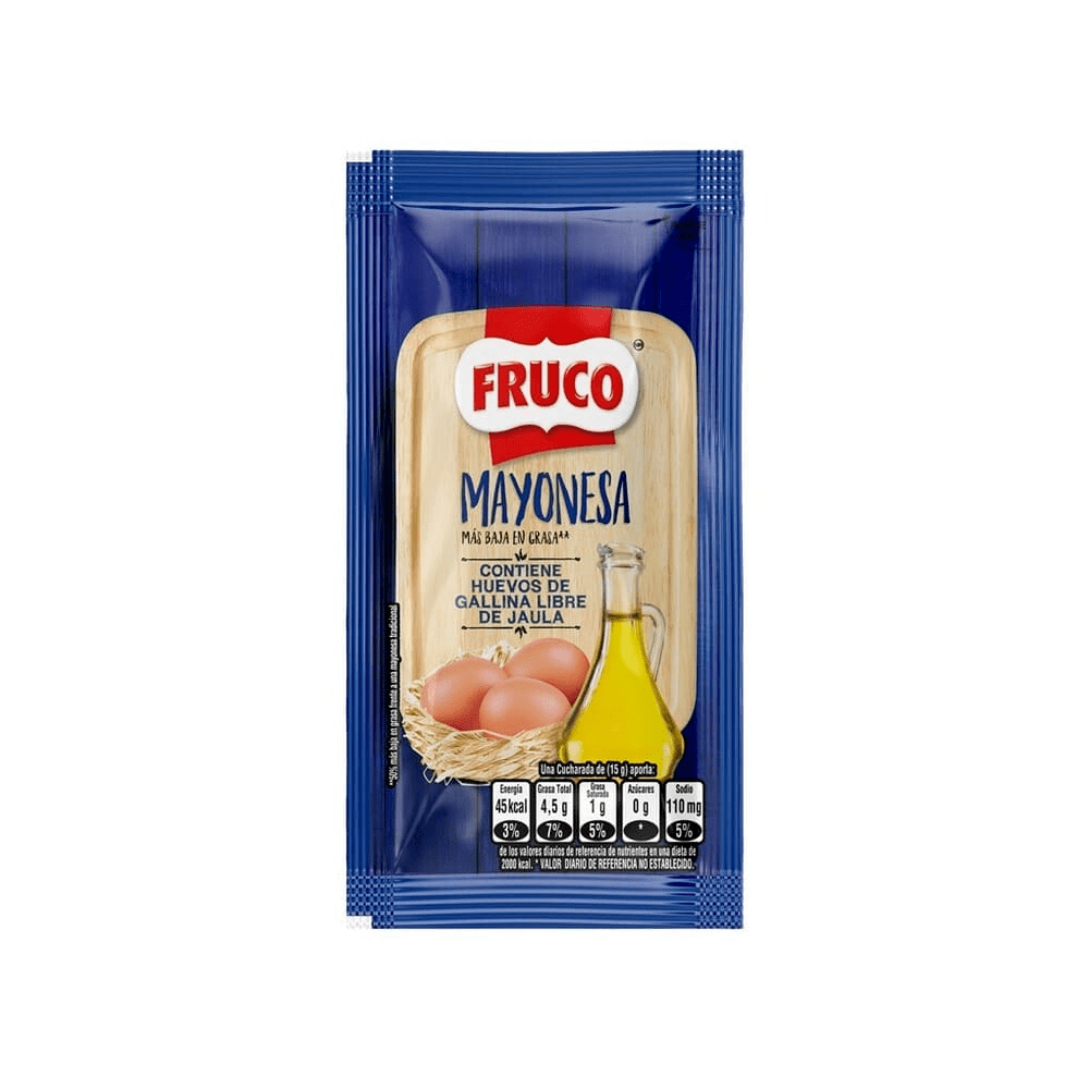 Salsa Mayonesa Fruco Sachet x12Un x80gr