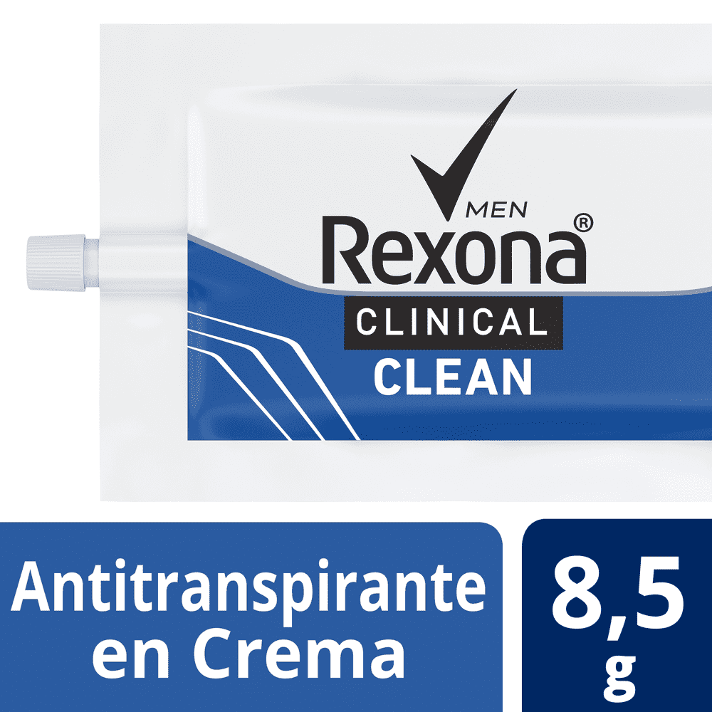 Desorante Rexona Clinical Clean Hombre Sachet x2Un x8.5gr