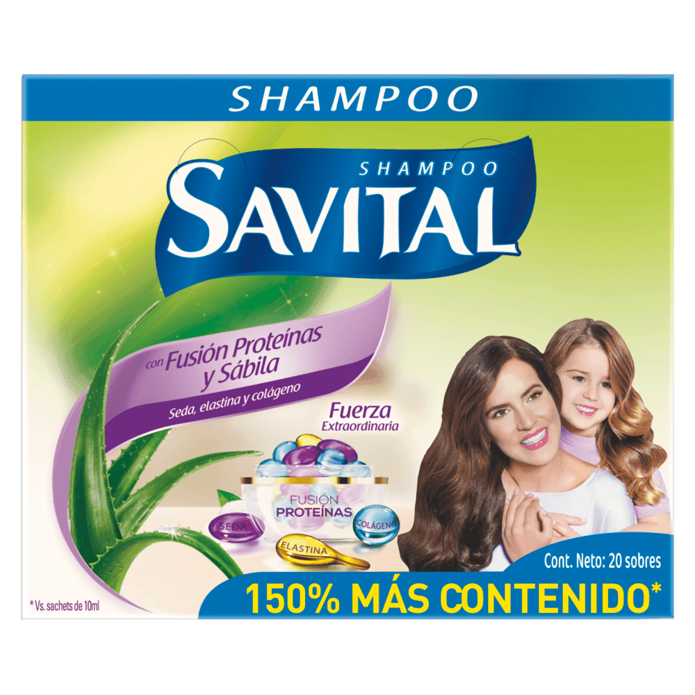 Shampoo Savital Fusion Proteinas x20Un x25ml