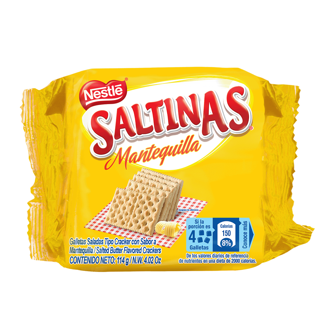 Galletas Saltinas Mantequilla Packtenderos x114gr