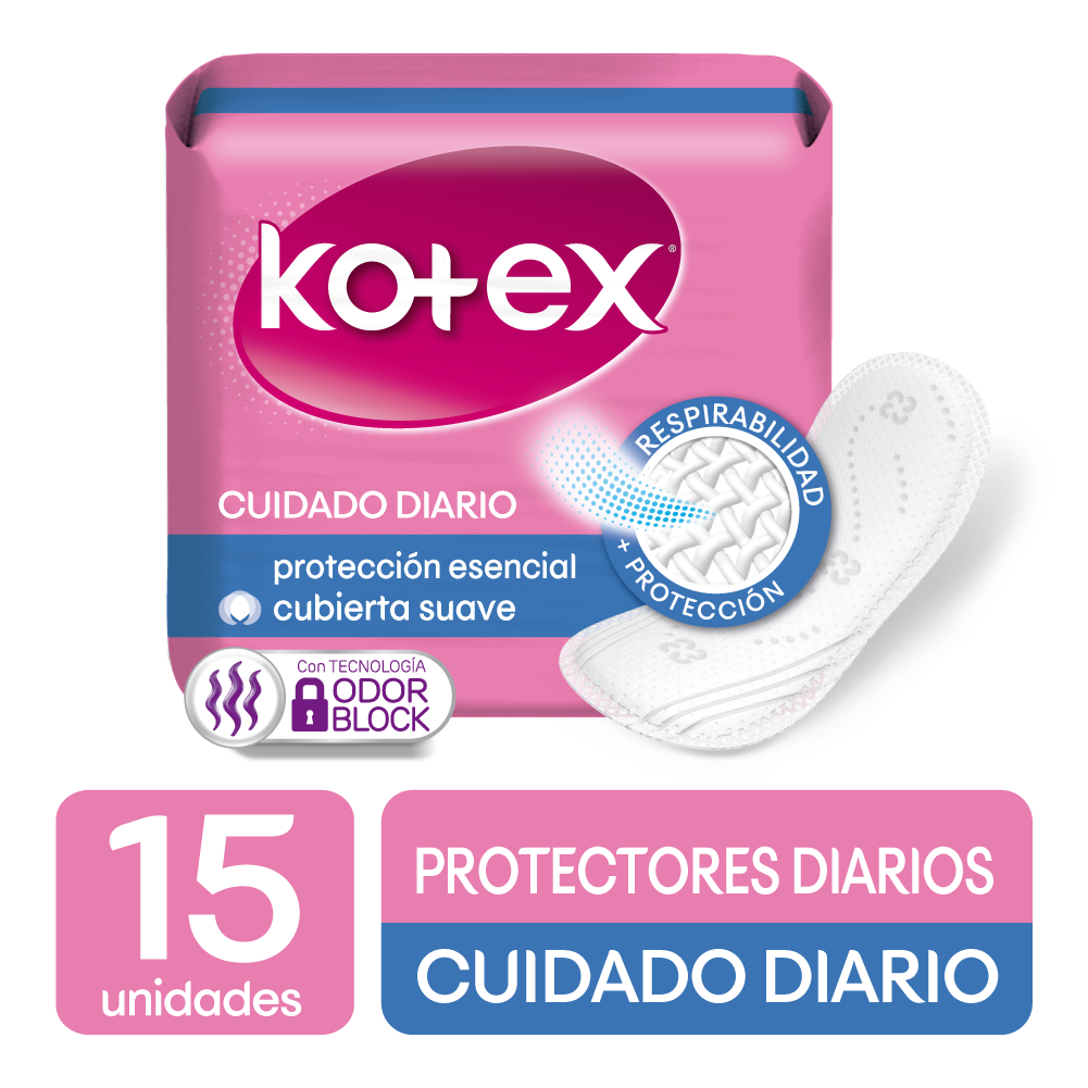 Protector Intimo Normal Kotex x15 Protectores