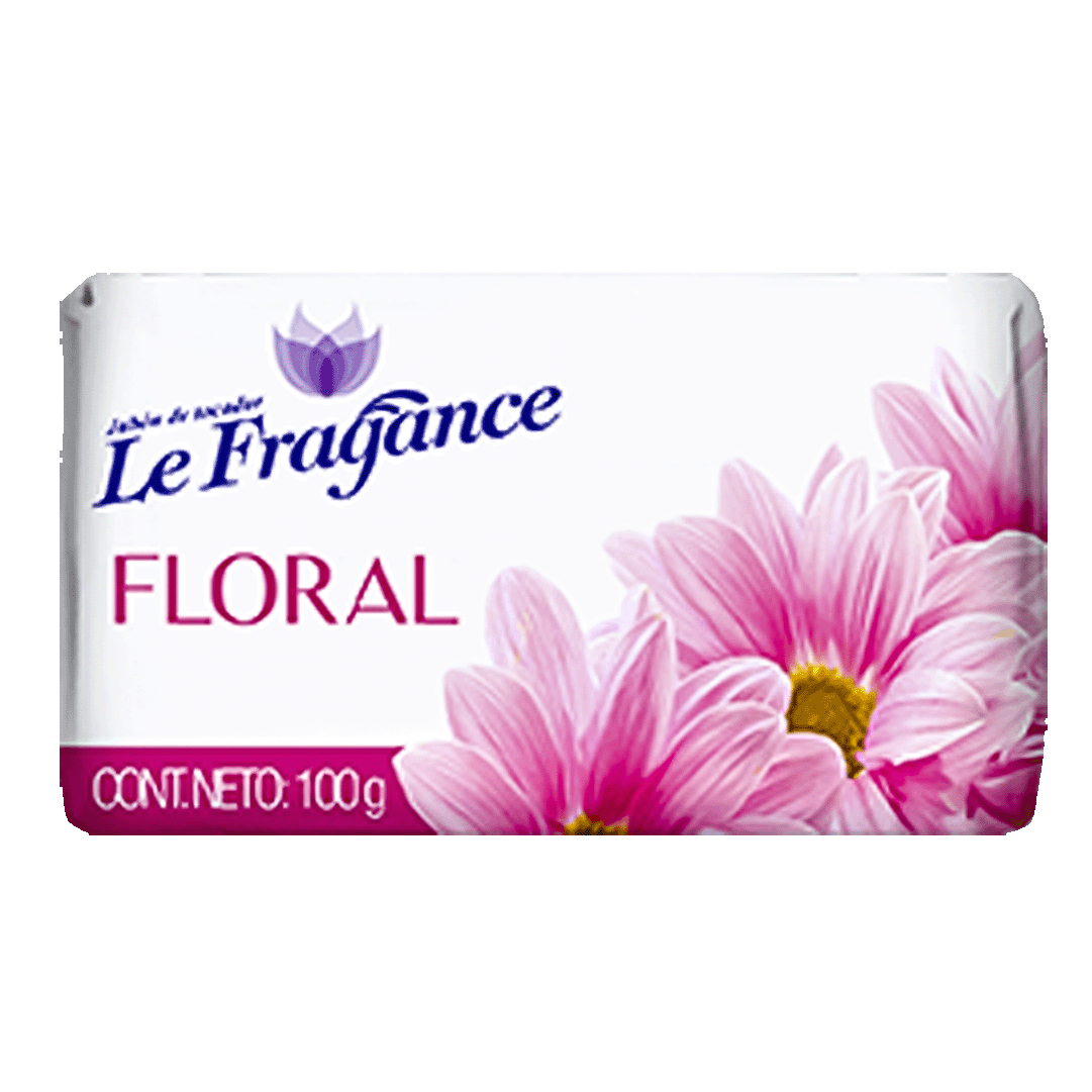 Jabón Le Fragance Surtido(Floral,Frutal) x100gr c/u