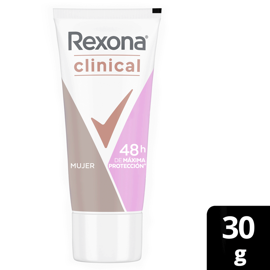 Desodorante Rexona Clinical Classic Mujer Tubo x30gr