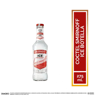 Vodka Smirnoff Ice Botella x275ml