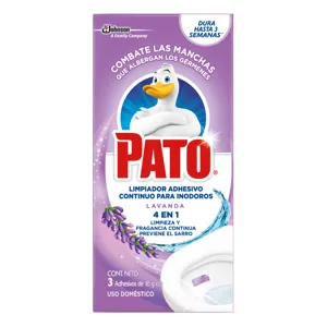 Desodorizante Adhesivo Pato Caja x3adhesivos x10gr