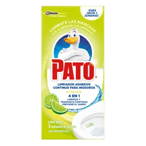 Desodorizante Adhesivo Pato Caja x3adhesivos x10gr