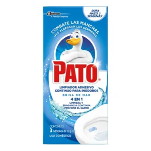 Desodorizante Adhesivo Pato Caja x3adhesivos x10gr