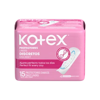 Protector Kotex Ultra Flexible Bolsa x15 Protectores