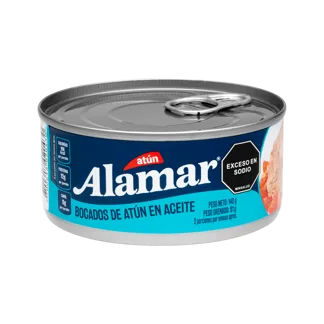 Atún Alamar Bocados Aceite x140gr