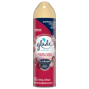Glade Ambientador Aerosol Alegría Floral Y Frutos Rojos x275ml