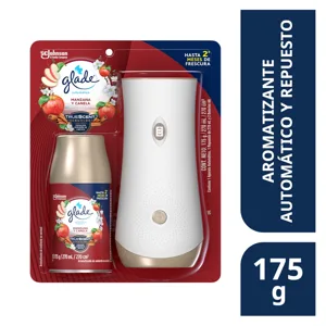 Glade Ambientador Automático En Aerosol Aparato Manzana Y Canela x175gr
