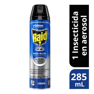Insecticida Raid Aerosol Doble acción  x285ml