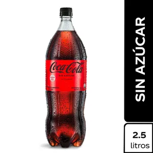 Gaseosa Coca-Cola Sin Azúcar Pet x2500ml
