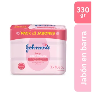 Jabón Johnson´S Baby Humectante Tripack x3Und x110gr