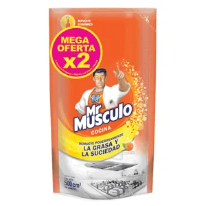 Desengrasante Mr Musculo Doypack Naranja x2 Und x500ml