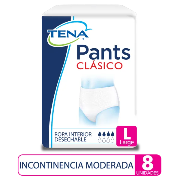 Pañal Tena Pants Clasico Large  x8 Pañales