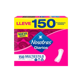 Protector Nosotras Diarios Multiestilo x150 Protectores