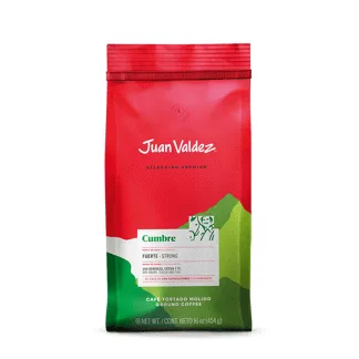 Café Juan Valdez Cumbre Tostado Molido x454gr