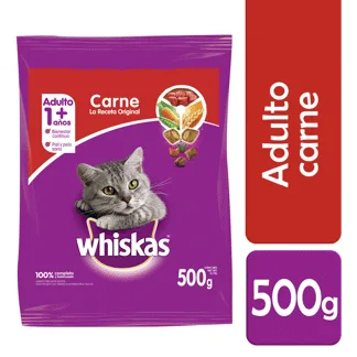 Concentrado Whiskas Original Seco Carne x500gr