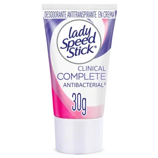 Desodorante Lady Speed Stick Clinical Crema Practitubo x30gr
