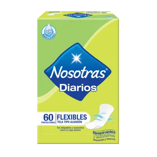 Protector Nosotras Diarios Flexibles x60 Protectores