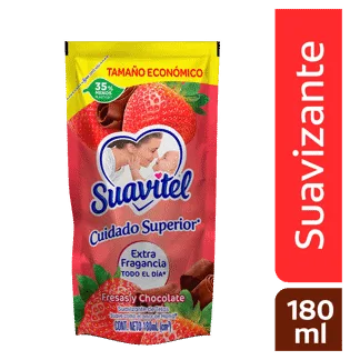 Suavizante Suavitel Fresas Y Chocolate x180ml