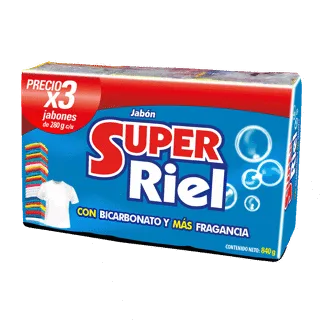 Jabón Super Riel x3Un x280gr c/u