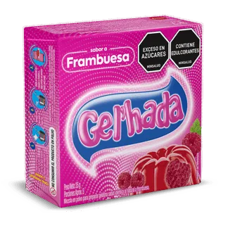 Gelatina Gel'hada Frambuesa x35gr