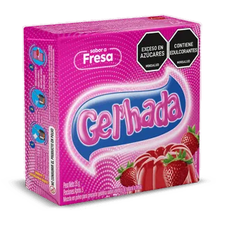 Gelatina Gel'hada Fresa x35gr