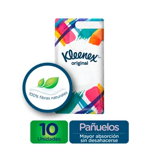 Pañuelos Faciales Kleenex Original x10Un x10 Pañuelos