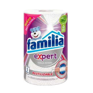 Toalla De Cocina Familia Expert Reutilizable x55 Hojas