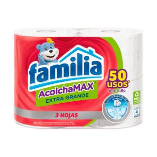 Papel Higiénico Familia Extra Grande x4 Rollos x24 mts