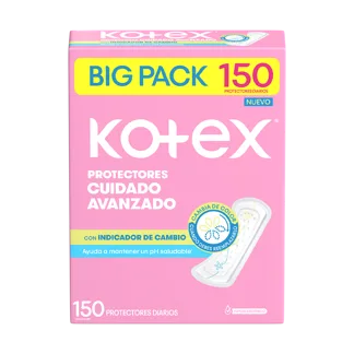 Protector Diario Kotex Con Indicador De PH x150 Protectores