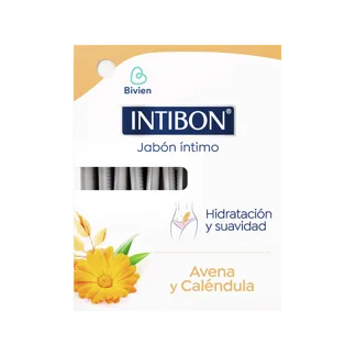 Jabón Íntimo Intibon Avena y Caléndula Sachet x6Dp x12Un x25ml