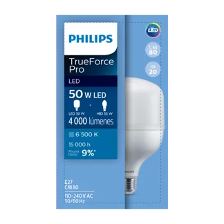 Bombillo Philips True Force Pro Led 50W Luz Blanca