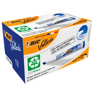 Marcador Pizarra Borrable Bic Azul x12 Marcadores