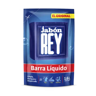 Jabón Rey Barra Liquido DoyPack x1600ml