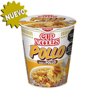 Pasta Precocida Cup Noodles Sabor A Pollo x69gr