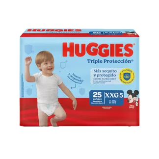 Pañal Huggies Triple Protección Etapa 5 x25 Pañales