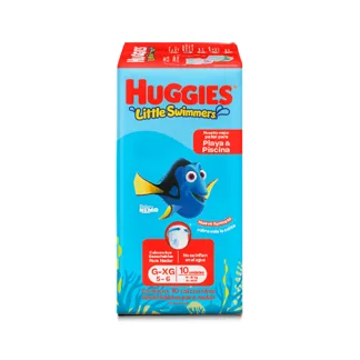 Pañal Huggies Little Swimmers Etapa L/XL x10 Pañales